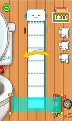 Gameplay of the Toilet Paper Man for Android phone or tablet.