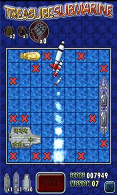 Gameplay of the Treasure Submarine for Android phone or tablet.