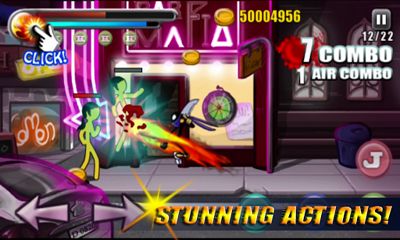 Gameplay of the Ultimate Stick Fight for Android phone or tablet.