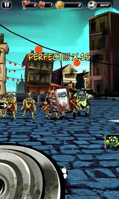 Gameplay of the Undead Soccer for Android phone or tablet.