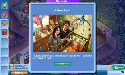 Virtual Families 2 - Android game screenshots.