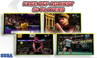 Virtual Tennis Challenge - Android game screenshots.