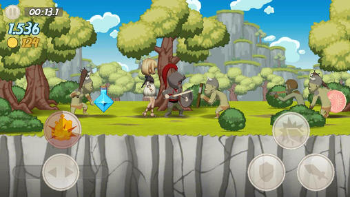 Wandering mercenary - Android game screenshots.