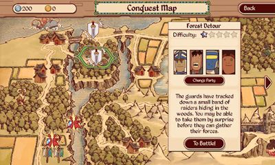 Gameplay of the Warheads: Medieval Tales for Android phone or tablet.