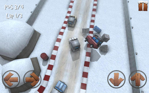 Winter racing: 4x4 jeep - Android game screenshots.