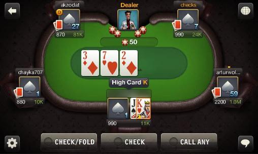 World poker club - Android game screenshots.