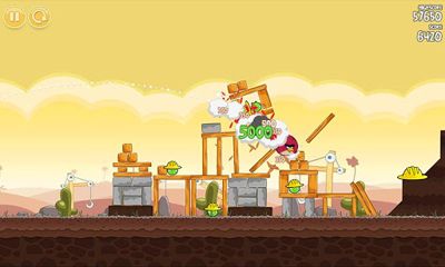 Angry Birds - Android game screenshots.