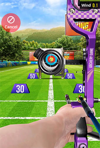 Gameplay of the Archery king for Android phone or tablet.