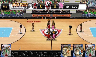 Gameplay of the Big Win Basketball for Android phone or tablet.
