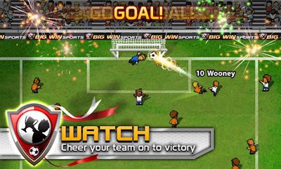 Gameplay of the Big Win Soccer for Android phone or tablet.