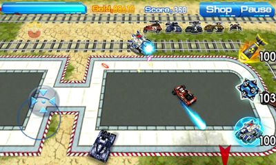 Blast tank 3D - Android game screenshots.