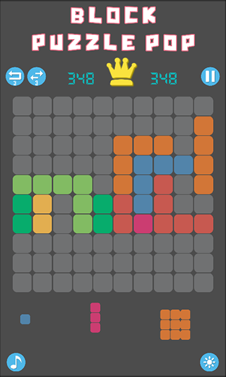 Block puzzle pop - Android game screenshots.
