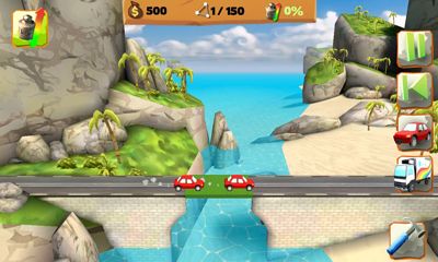 Bridge Constructor Playground - Android game screenshots.