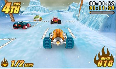 Gameplay of the Burning Tires for Android phone or tablet.