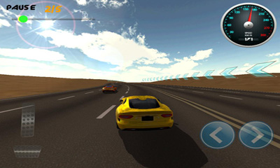 Burning Wheels 3D Racing - Android game screenshots.