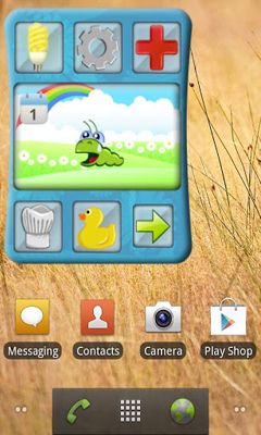 Gameplay of the DroidPet Widget for Android phone or tablet.