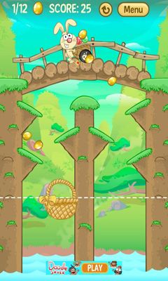 Gameplay of the Easter Rush for Android phone or tablet.