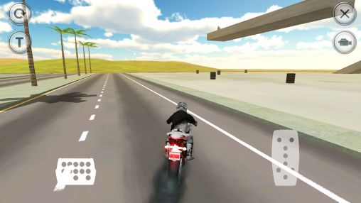 Extreme motorbike racer 3D - Android game screenshots.