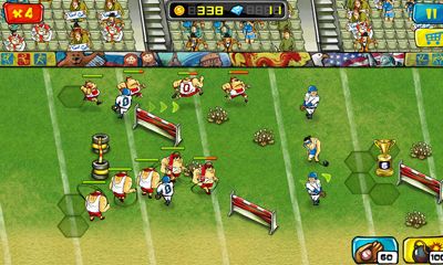 Gameplay of the Goal Defense for Android phone or tablet.