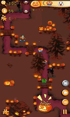 Greedy Pigs Halloween - Android game screenshots.