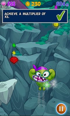 Gameplay of the Jetpack Jinx for Android phone or tablet.