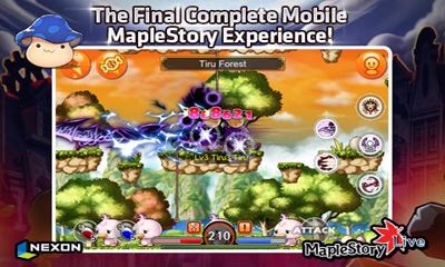 MapleStory Live Deluxe - Android game screenshots.