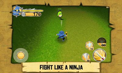 Gameplay of the Ninja Wizard for Android phone or tablet.