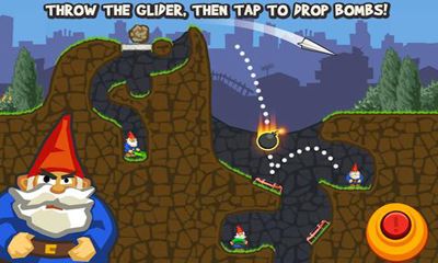 Paper Glider vs. Gnomes - Android game screenshots.