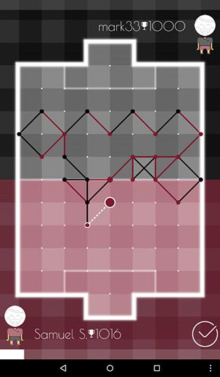 Paper soccer X: Multiplayer - Android game screenshots.