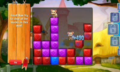 Gameplay of the Pet Rescue Saga for Android phone or tablet.