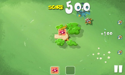 Gameplay of the Pigs in Trees for Android phone or tablet.