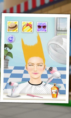 Princess Hair Salon - Android game screenshots.