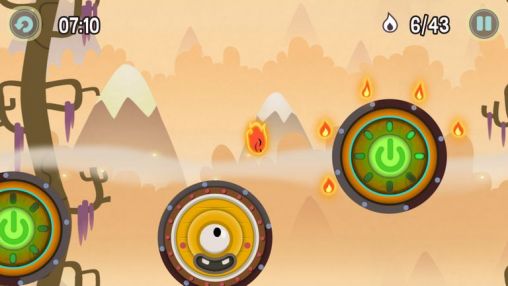 Gameplay of the Pyro jump for Android phone or tablet.