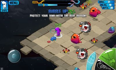 Quadropus Rampage - Android game screenshots.