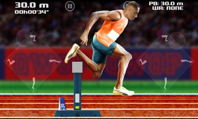 Gameplay of the QWOP for Android phone or tablet.