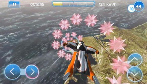 Red Bull: Wingsuit aces - Android game screenshots.