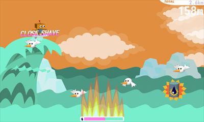 Gameplay of the Robo Surf for Android phone or tablet.