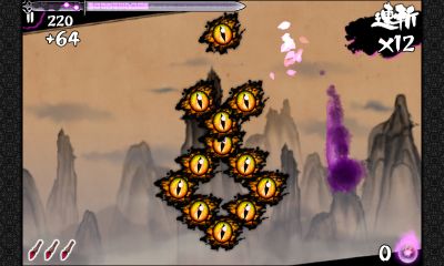 Gameplay of the Sakura Slash for Android phone or tablet.
