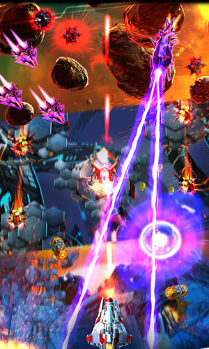 Gameplay of the Space warrior: The origin for Android phone or tablet.