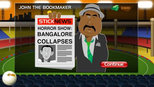 Stick cricket: Premier league - Android game screenshots.