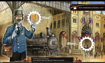 Gameplay of the Ticket to Ride for Android phone or tablet.