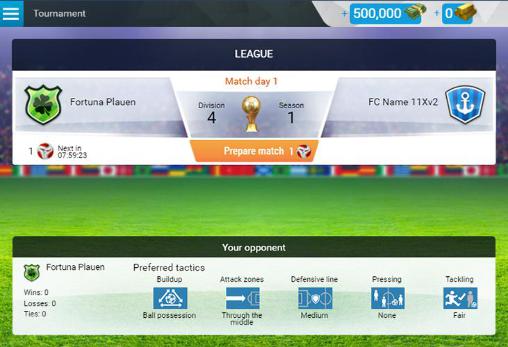 Top league manager - Android game screenshots.