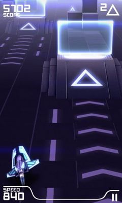 Gameplay of the Warp Dash for Android phone or tablet.