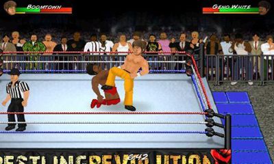 Wrestling Revolution - Android game screenshots.