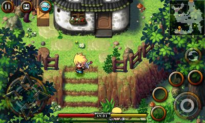 Gameplay of the ZENONIA 4 for Android phone or tablet.