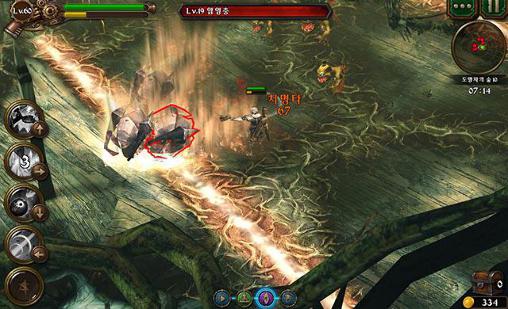 Gameplay of the Angel stone for Android phone or tablet.