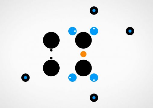 Gameplay of the Blek for Android phone or tablet.