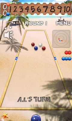 Gameplay of the Bocce Ball for Android phone or tablet.