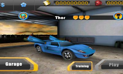 Gameplay of the BoomBoom Racing for Android phone or tablet.