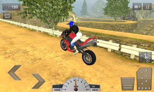 Crazy offroad hill biker 3D - Android game screenshots.